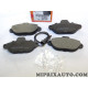 Jeux 4 plaquettes de frein Eurorepar Citroen Peugeot original OEM 1617252680