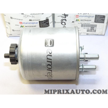 Filtre à carburant Eurorepar Citroen Peugeot original OEM 1609692680 