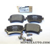 Jeux 4 plaquettes de frein Eurorepar Citroen Peugeot original OEM 1611462180