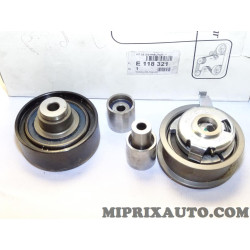Ensemble galet tendeur + enrouleurs courroie de distribution (non incluse) Eurorepar Citroen Peugeot original OEM E118321 