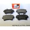 Jeux 4 plaquettes de frein Eurorepar montage bendix Citroen Peugeot original OEM 1617258880