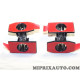 Lot 4 supports fixation capteur radar aide au stationnement Volkswagen Audi Skoda Seat original OEM 3G9998493
