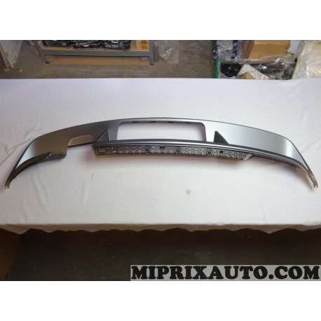 Plaque revetement parechocs arriere becquet gris granite metallisé Volkswagen Audi Skoda Seat original OEM 5NA807568CYE4 pour vo