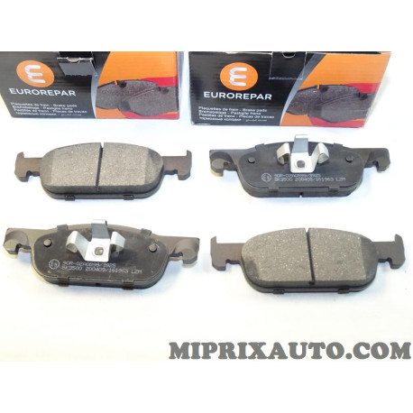 Jeux 4 plaquettes de frein Eurorepar Citroen Peugeot original OEM 1639377680 