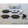 Jeux 4 plaquettes de frein Fiat Alfa Romeo Lancia original OEM 77364893