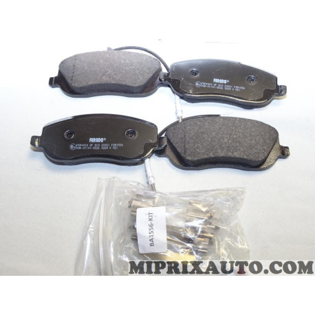 Jeux 4 plaquettes de frein Ferodo Renault Dacia original OEM FDB1556 