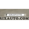 Logo motif embleme ecusson badge monogramme graphite Renault Dacia original OEM 990431158R