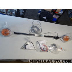 Kit 2 gyrophares sur barre de toit rampe travaux Renault Dacia original OEM 7711940285 