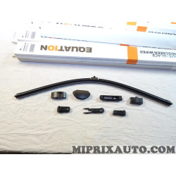 Balais essuie glace souple avec 7 adaptateurs 600mm Renault Dacia original OEM 8460000012 