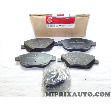 Jeu 4 plaquettes de frein Motrio Citroen Peugeot original OEM 8660003505 pour citroen C3 dont picasso DS3 