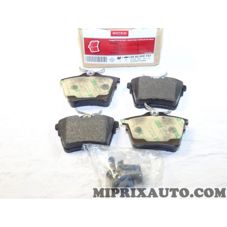 Jeu 4 plaquettes de frein Motrio Citroen Peugeot original OEM 8660000787 