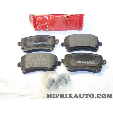 Jeu 4 plaquettes de frein Motrio Volkswagen Audi Seat Skoda original OEM 8660000788 