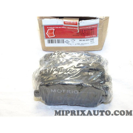 Jeu 4 plaquettes de frein Motrio Volkswagen Audi Seat Skoda original OEM 8660004440 