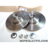 Paire disques de frein arriere avec roulement de roue Motrio Renault Dacia original OEM 8671019319