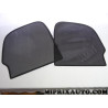 Paire paresoleil pare-soleil lunette arriere Opel Chevrolet original OEM 19202910* 1732168 (manque agrafes)