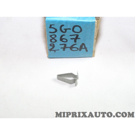 Agrafe ressort fixation revetement Volkswagen Audi Skoda Seat original OEM 5G0867276A 