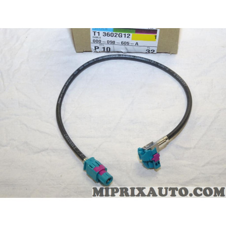 Cable faisceau electrique Volkswagen Audi Skoda Seat original OEM 000098605A 