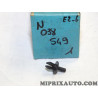 Rivet taquet plastique fixation Volkswagen Audi Skoda Seat original OEM N0385491