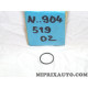 Joint rampe injection Volkswagen Audi Seat Skoda original OEM N90451902