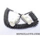 Rallonge cable faisceau electrique 7 poles 24V 4.5M type S attache remorque attelage Jaeger Mercedes original OEM 611081
