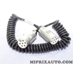 Rallonge cable faisceau electrique 7 poles 24V 4.5M type S attache remorque attelage Jaeger Mercedes original OEM 611081 