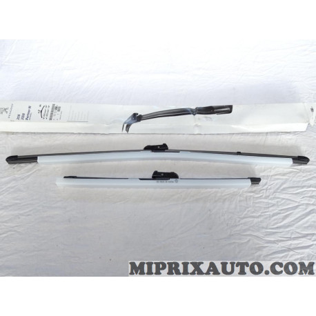 Balais D'essuie-glace Avant Pour PEUGEOT 206, 207, SW, CC - 65cm Et 40cm - Lot Avec 10 Adaptateurs - 4