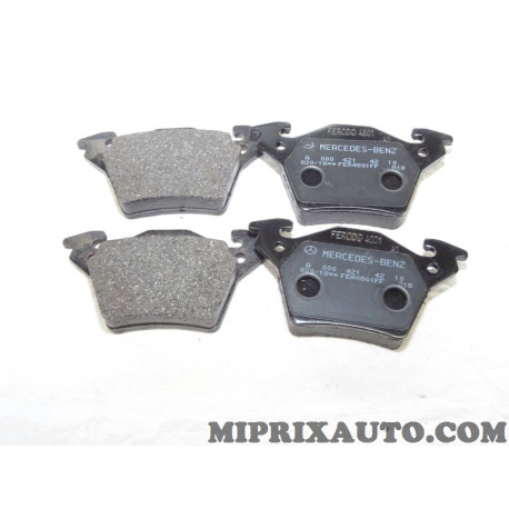 Jeu 4 plaquettes de frein Mercedes original OEM 0004214210 