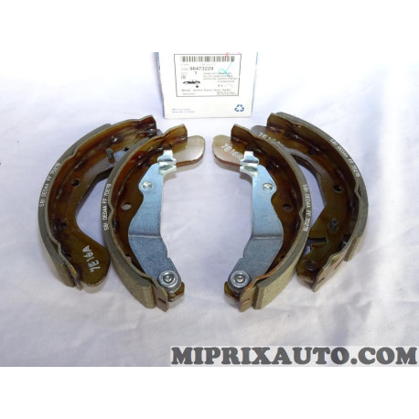 Jeu 4 machoires de frein Opel Chevrolet original OEM 96473229 