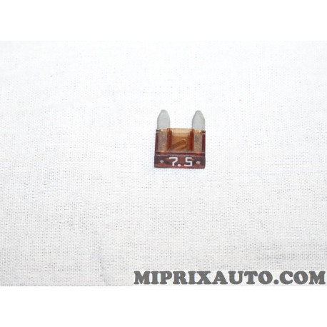 Fusible 7.5A marron Fiat Alfa Romeo Lancia original OEM&nbsp;59013974 