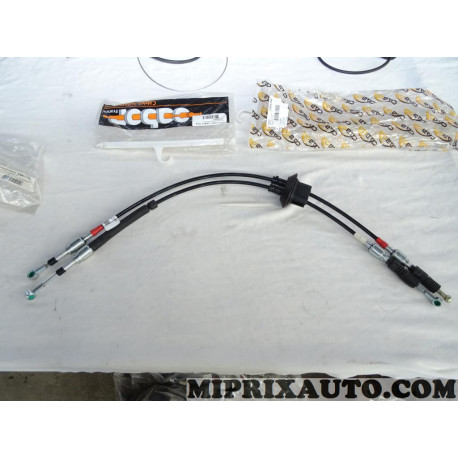 Paire cables tringlerie levier de vitesse Cabor Fiat Lancia Alfa Romeo original OEM 12.7263 pour fiat multipla 1.6 16V essence 