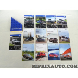 Ensemble de 13 catalogues des accessoires Renault Dacia original OEM Boitaxsrendac15 pour renault megane scenic kangoo twingo cl