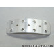 Couvre pedale aluminium accelerateur Renault Dacia original OEM 8200308007