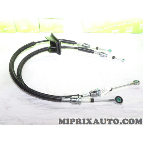 Paire cables tringlerie selection levier de vitesse Cabor Fiat Alfa Romeo Lancia original OEM 12.7272 pour fiat 500 0.9 900CC tw