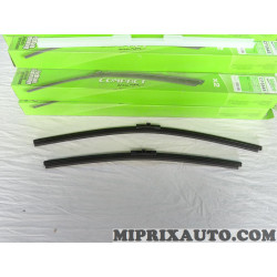 Paire balais essuie glace souple 550+450mm Valeo Opel Chevrolet original OEM CF5545 576112 