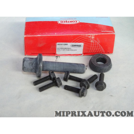 Kit fixation poulie damper vilebrequin Corteco BMW Mini original OEM 80001268 