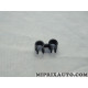 Agrafe fixation durite tuyau Renault Dacia original OEM 7703079165