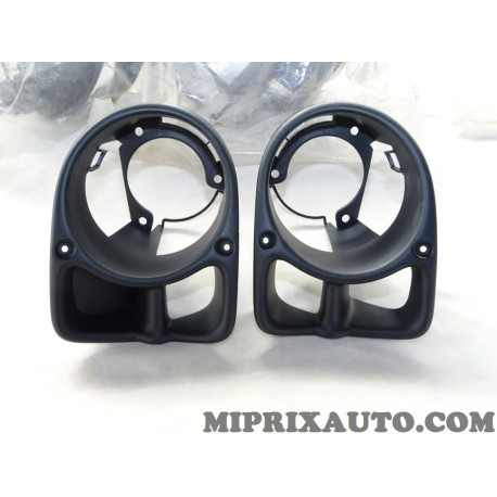 Paire supports fixation phare antibrouillard parechocs avant Renault Dacia original OEM 7701205503 