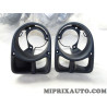 Paire supports fixation phare antibrouillard parechocs avant Renault Dacia original OEM 7701205503