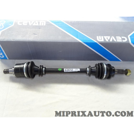 Cardan arbre de transmission avant gauche 22/23 cannelures Cevam Opel Chevrolet original OEM 5387Z pour opel agila A 1.2 essence