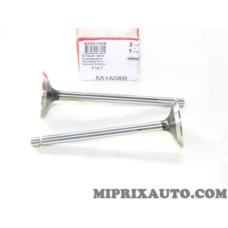 Lot 2 soupapes echappement Corteco Fiat Alfa Romeo Lancia original OEM 551508B 