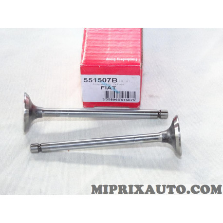 Lot 2 soupapes admission Corteco Fiat Alfa Romeo Lancia original OEM 551507B 