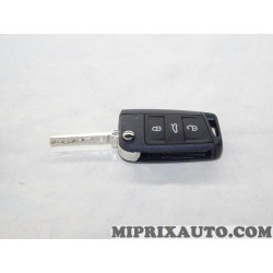 Coque de clé telecommande (déjà taillé récupérer coque) Volkswagen Audi Seat Skoda original OEM&nbsp;2G6959752AIF 