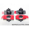 Jeu 4 supports fixation capteur radar aide au stationnement Volkswagen Audi Skoda Seat original OEM 3G9998493