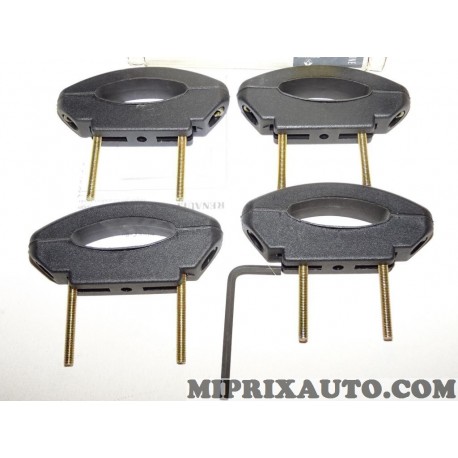 Kit support pieds fixation barre toit Renault Dacia original OEM 7711213321