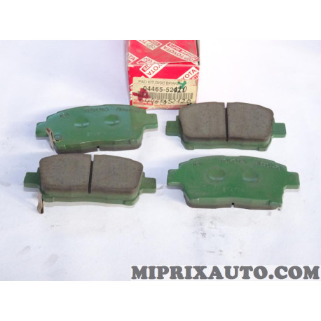 Jeu 4 plaquettes de frein Toyota Lexus original OEM 04465-52120 0446552120 