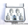 Jeu 4 boulons de roue antivol Toyota Lexus original OEM PW456-00005 PW45600005