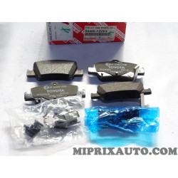 Jeu 4 plaquettes de frein Toyota Lexus original OEM 04466-YZZE4 04466YZZE4 