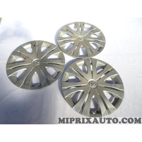 Lot 3 enjoliveurs de roue OCCASION Toyota Lexus original OEM PZ443-H7660-00 PZ443H766000 
