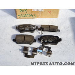 Jeu 4 plaquettes de frein Opel Chevrolet original OEM 93169143 