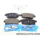 Jeu 4 plaquettes de frein Opel Chevrolet original OEM 13412810 